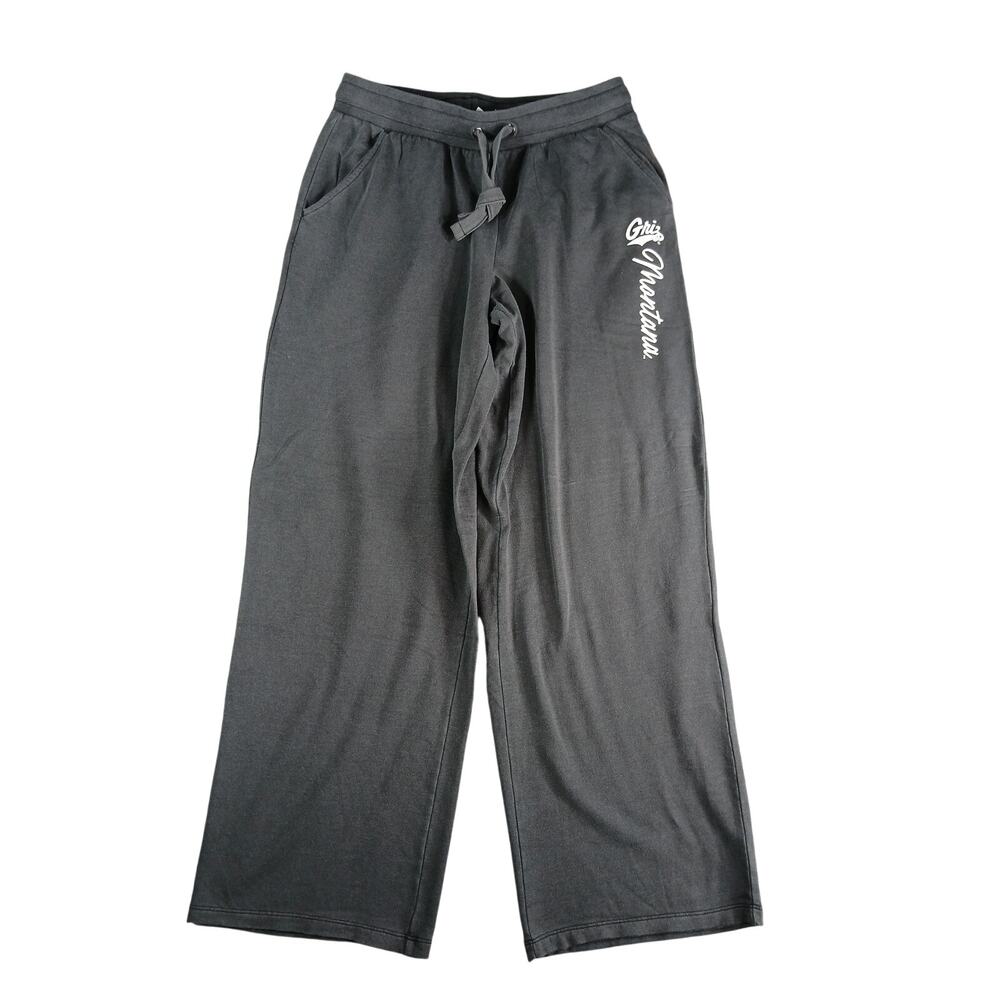 Montana Grizzlies Sweatpants Unisex Men Medium Gray Rivalry Threads Wide Leg NWT